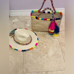 NWOT Beach Bag Colorful Replaceable Accessories Made in Mexico Beach Wear Pool